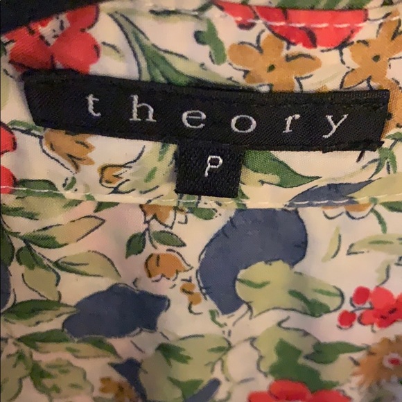 Theory floral blouse - Picture 4 of 4